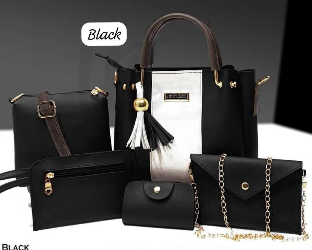 Plain Hand Bag Set